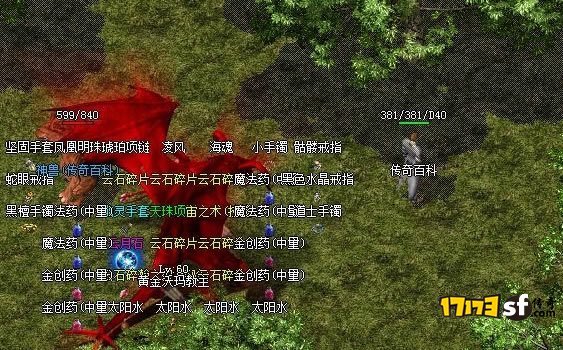 热血传奇超变版本:透视戒指让你打怪更轻松